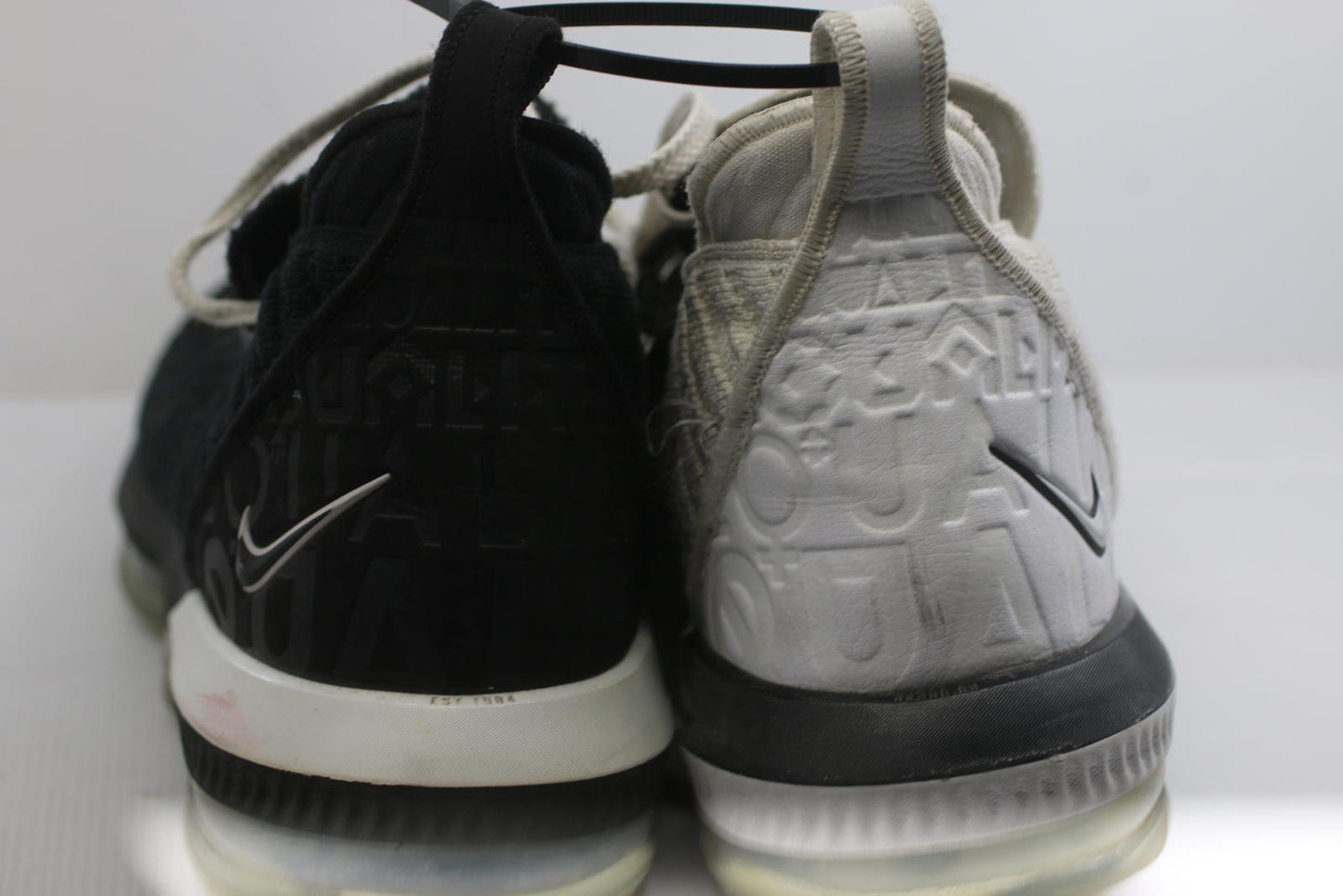Nike LeBron 16 Equality Black White BQ5969-101 US12