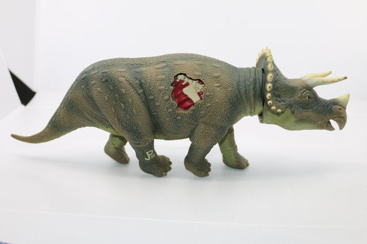 Triceratops JP08 W/ Dino Damage Wound Jurassic Park 1993 Kenner Action Figure