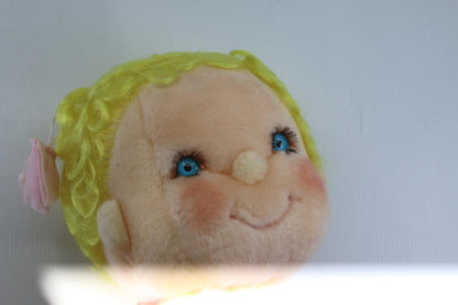 Vintage 1985 Kenner Hugga Bunch Precious Hugs Plush Doll w/ Baby Pink Hallmark