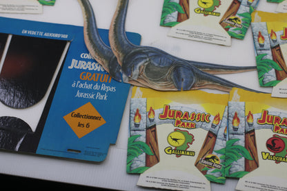 Lot 1993 McDonald's Jurassic Park Fry Box The Hatchery VERY HARD TO FIND