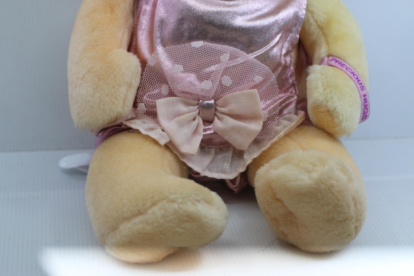 Vintage 1985 Kenner Hugga Bunch Precious Hugs Plush Doll w/ Baby Pink Hallmark