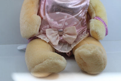 Vintage 1985 Kenner Hugga Bunch Precious Hugs Plush Doll w/ Baby Pink Hallmark
