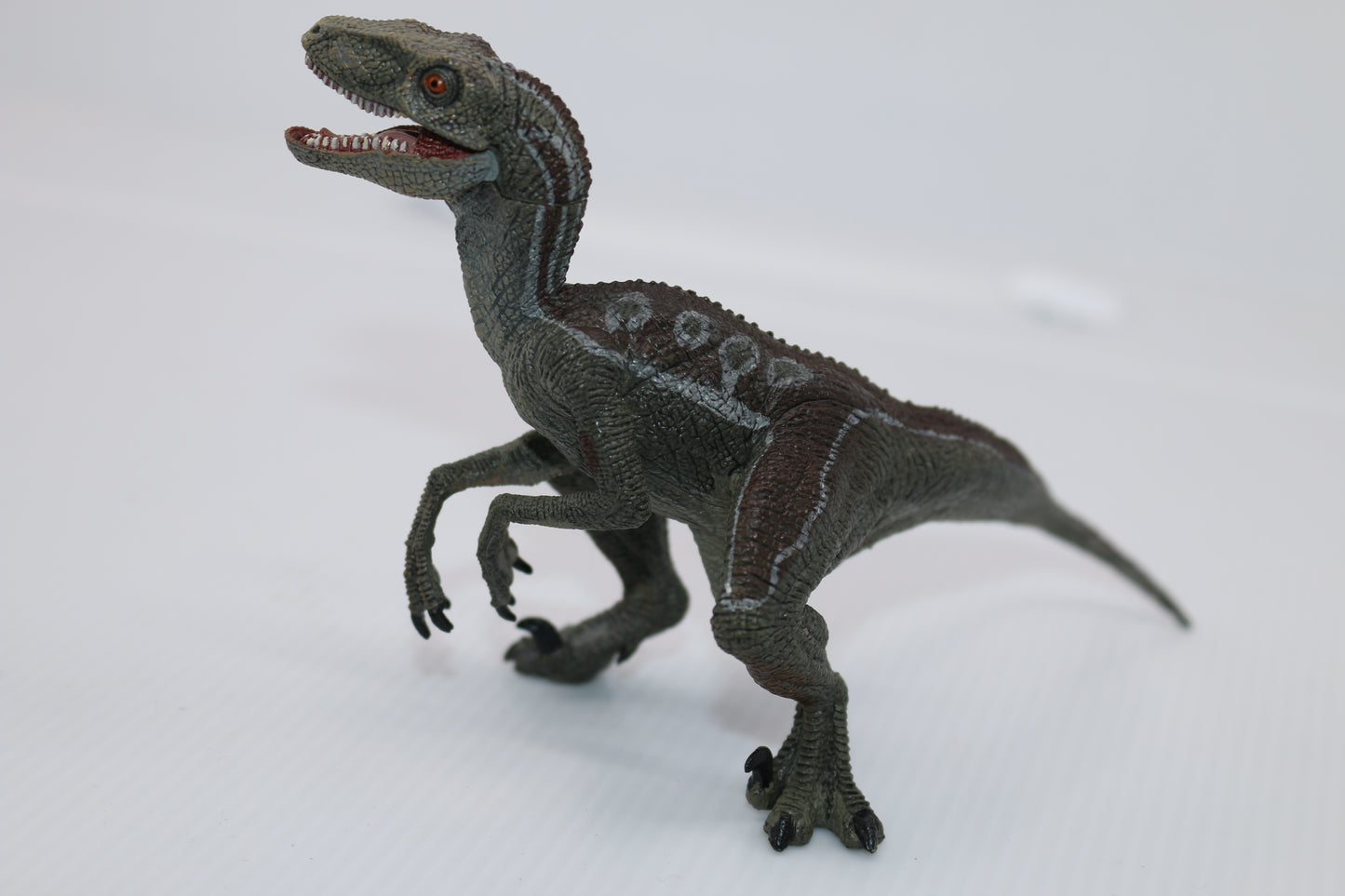 Papo Velociraptor Dinosaur Figure Prehistoric Collectible Jurassic Park Jaw #3