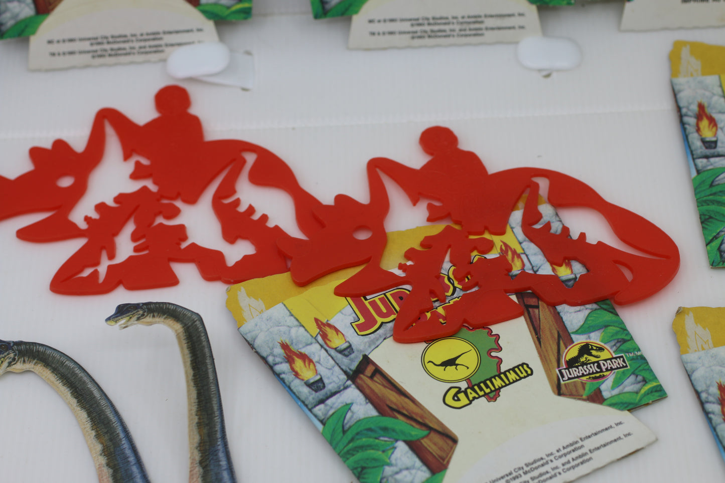 Lot 1993 McDonald's Jurassic Park Fry Box The Hatchery VERY HARD TO FIND