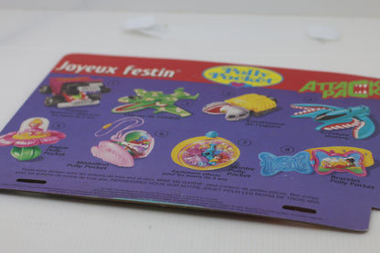 1994 Polly Pocket Attack Pack McDonalds Translite Display Advertising Sign french