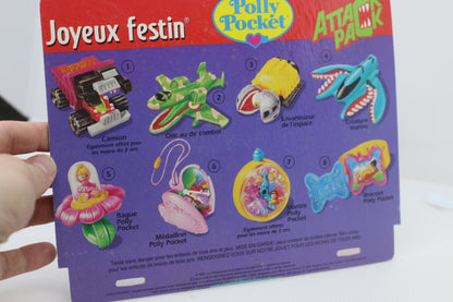 1994 Polly Pocket Attack Pack McDonalds Translite Display Advertising Sign french