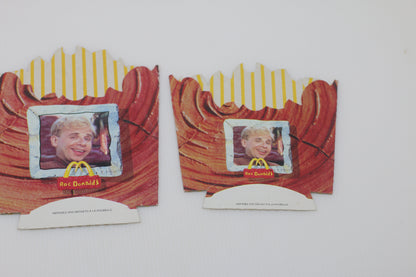 Lot 3 McDonalds Roc Donalds Flintstones French Fry Boxes 1993 *INCOMPLETE*