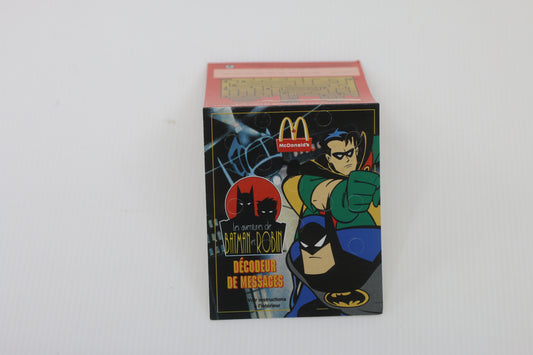 VINTAGE Mcdonald's The Adventures of Batman & Robin Message Descrambler SDCC WB