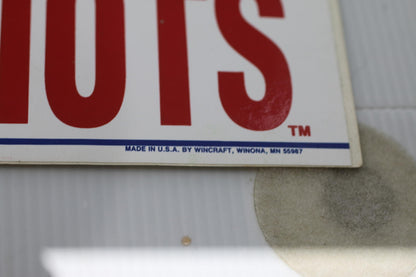 Vintage New England Patriots 12” NFL WinCraft Bumper Sticker