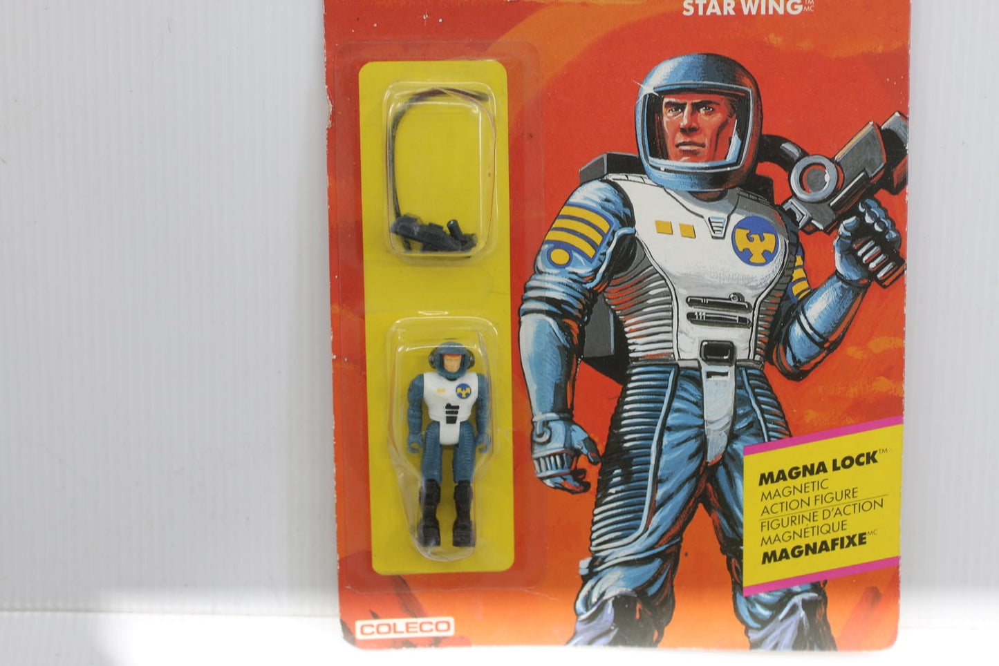 1986 Starcom Sgt Red Baker Star Wing MOC Coleco Magna Lock on card sealed new