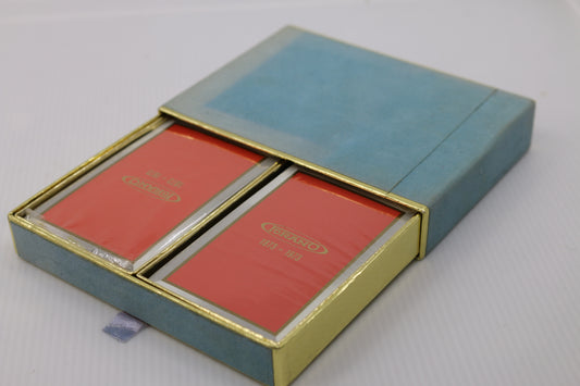 Vintage ultra rare forano 1873 - 1973 sealed playing cards double deck in box