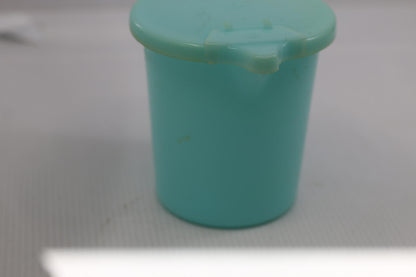 Vintage Pale Blue Tupperware Creamer / Milk Pitcher w/ Flip Lid 131-3, 625-5