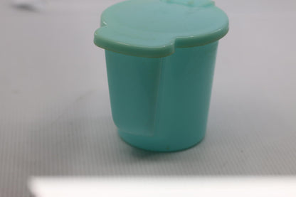 Vintage Pale Blue Tupperware Creamer / Milk Pitcher w/ Flip Lid 131-3, 625-5