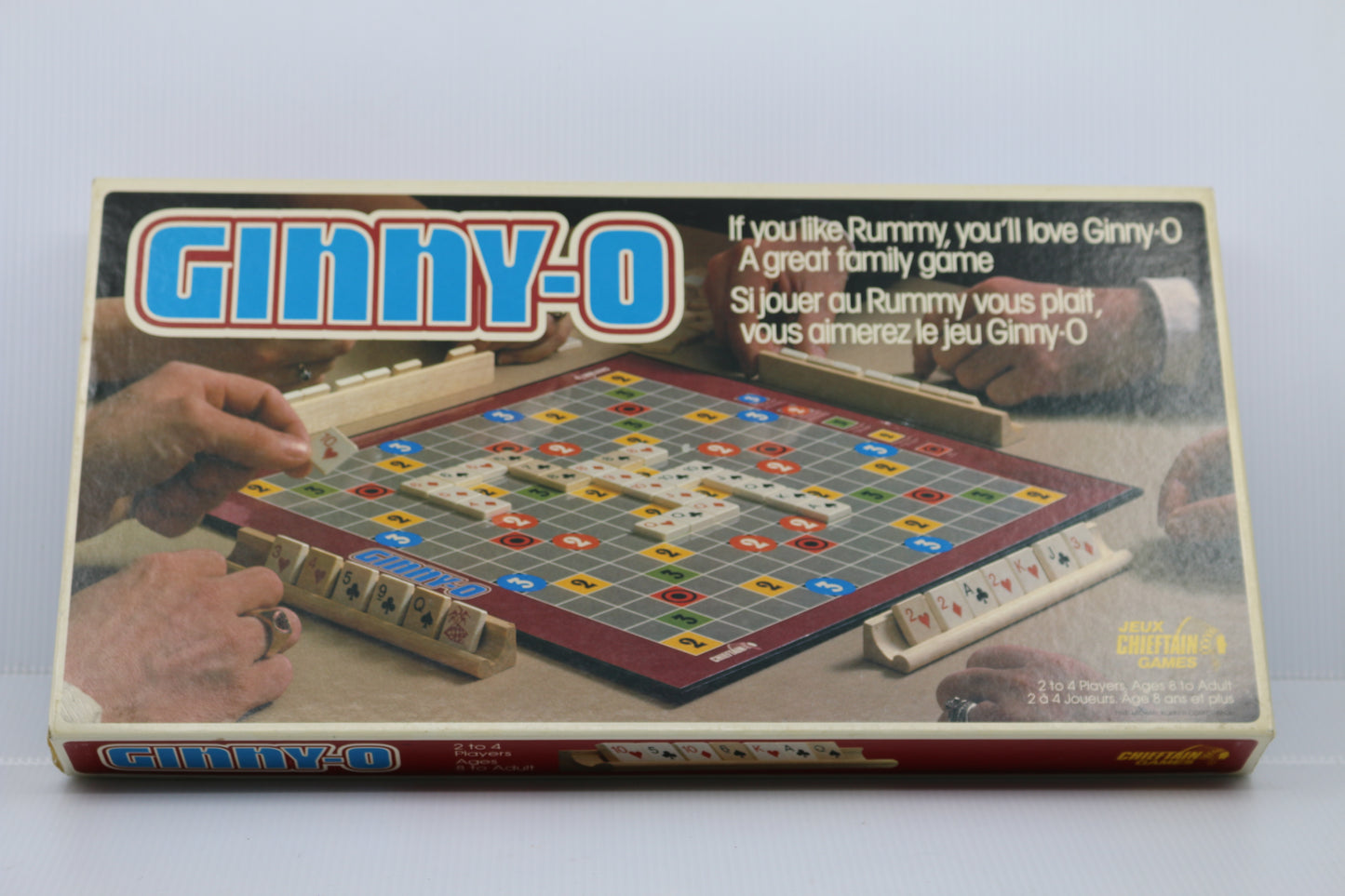 GINNY-O BOARD GAME 1978 Chieftain games COMPLETE in box French&English