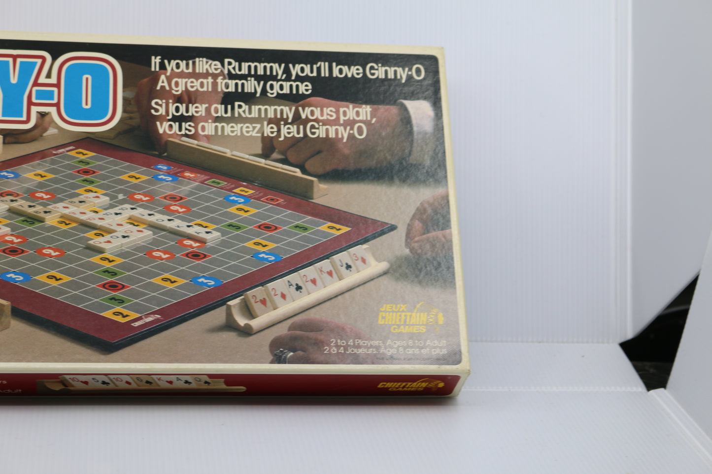 GINNY-O BOARD GAME 1978 Chieftain games COMPLETE in box French&English