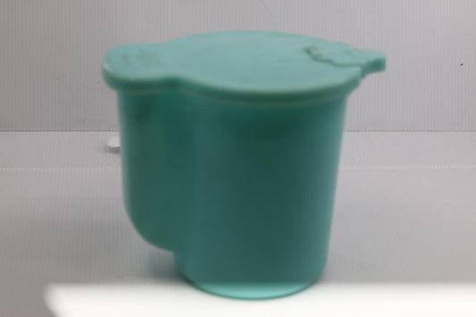 Tupperware Aqua Blue Creamer Milk Pitcher Flip Lid 131-2, 625-5 Large variant