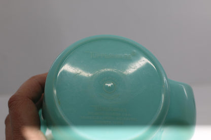 Tupperware Aqua Blue Creamer Milk Pitcher Flip Lid 131-2, 625-5 Large variant