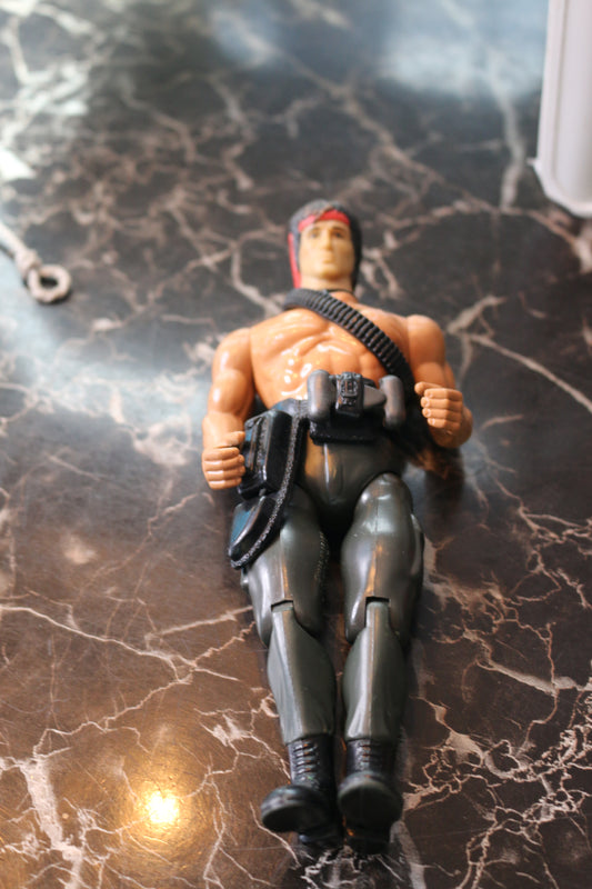 John Rambo Sylvester Stallone Rambo 1986 Coleco Vintage Figure