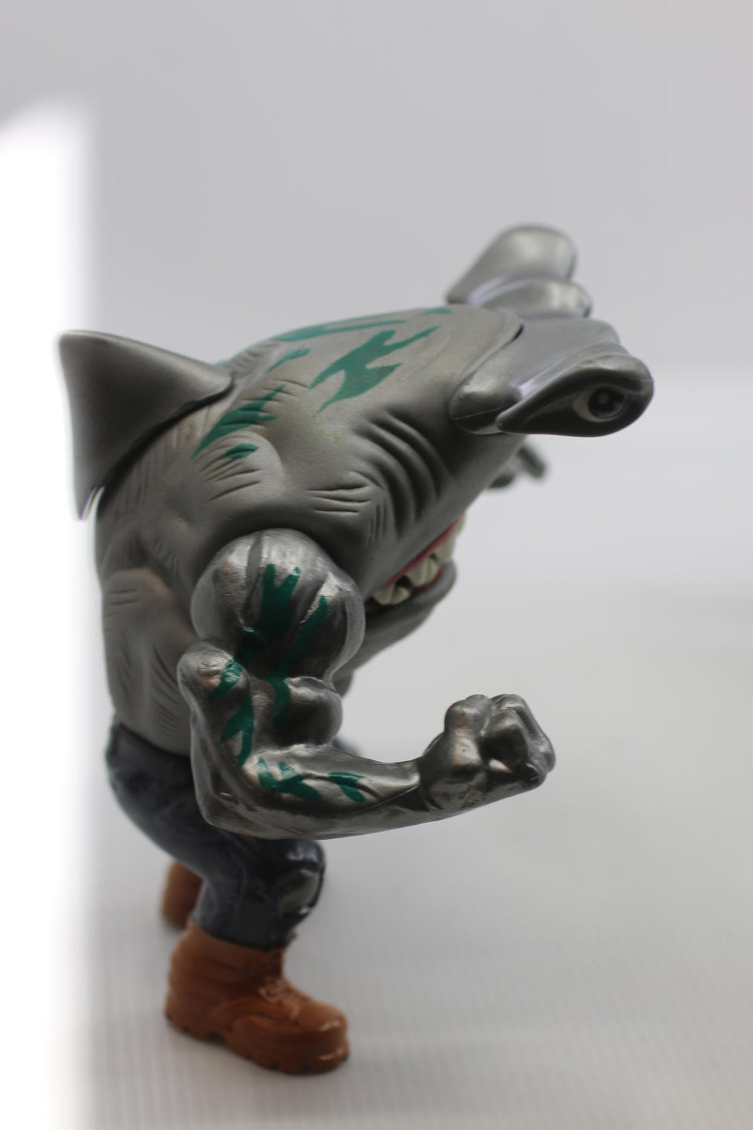 Vintage Mattel 1994 Street Sharks “Jab” Hammerhead Shark Action Figure toy