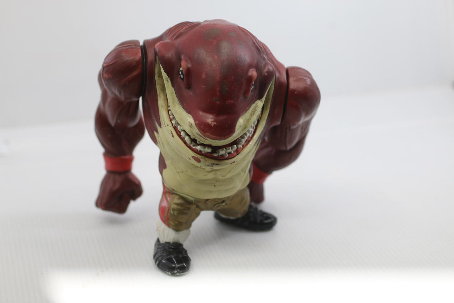 Mattel STREET SHARKS 1994 Vintage action figure Big Slammu Gold Pants read