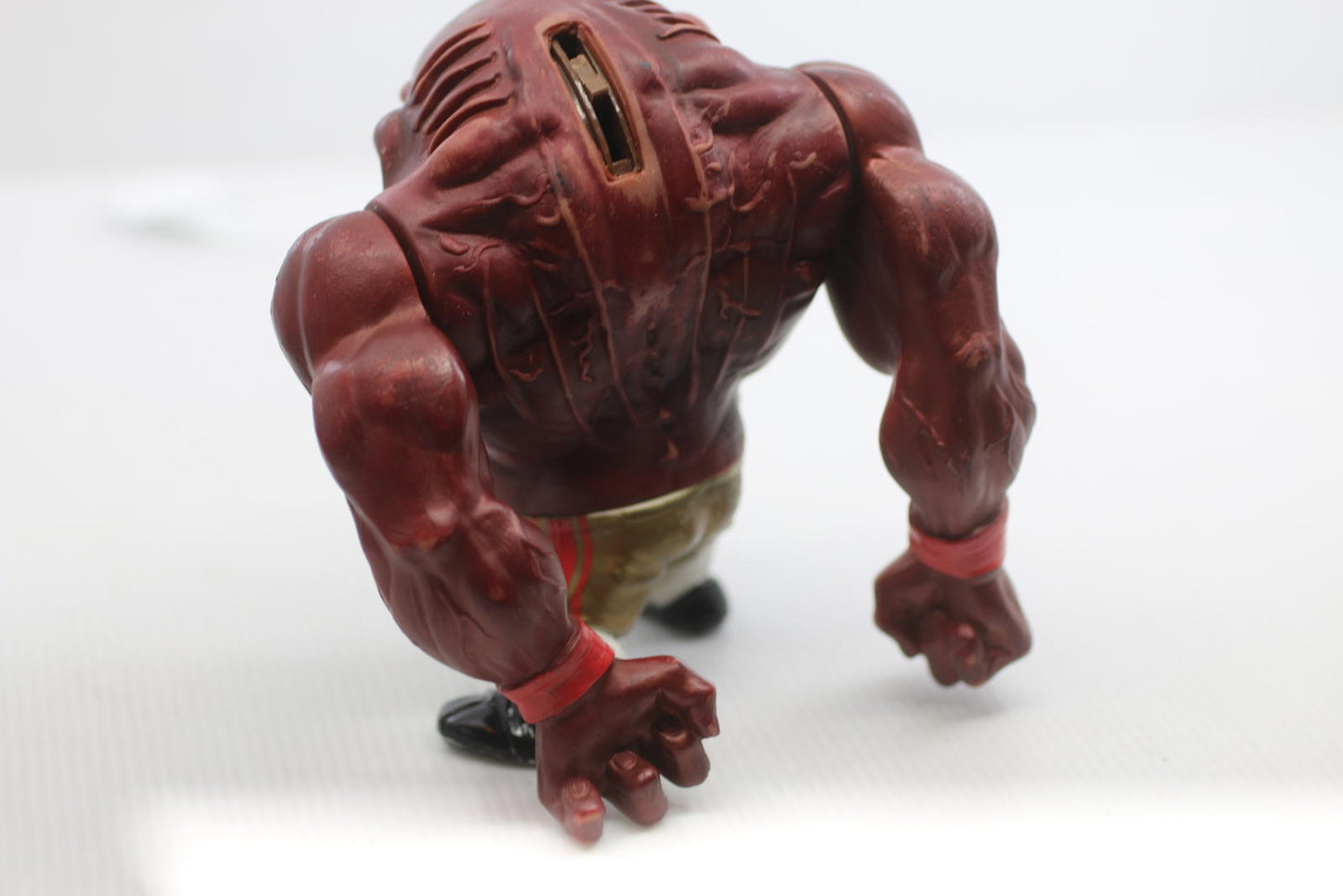 Mattel STREET SHARKS 1994 Vintage action figure Big Slammu Gold Pants read