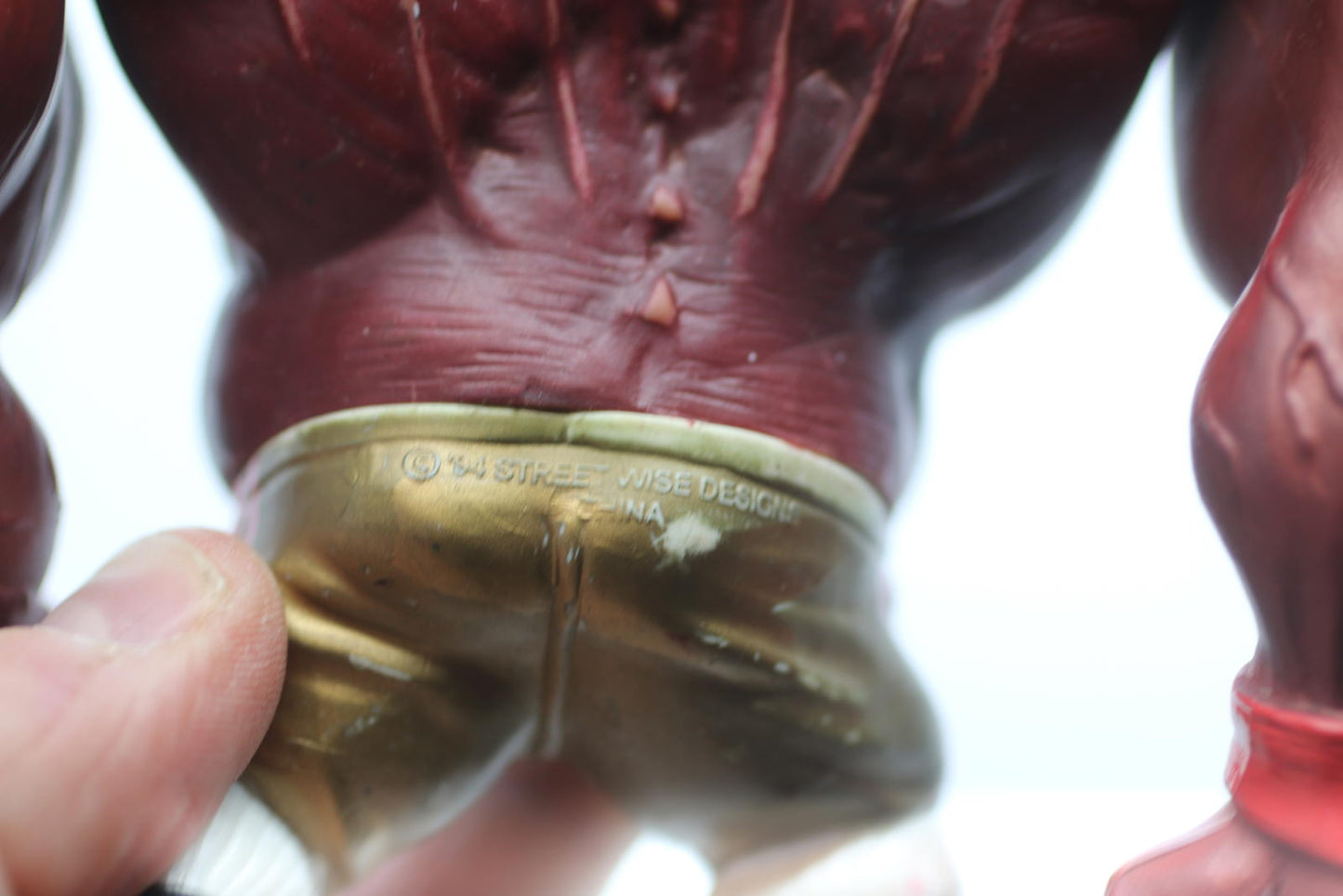 Mattel STREET SHARKS 1994 Vintage action figure Big Slammu Gold Pants read