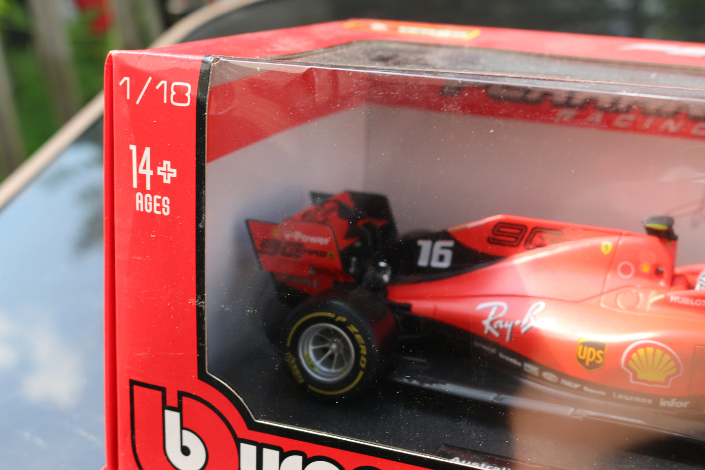 RARE BURAGO 1:18 Charles Leclerc Ferrari SF90 #16 formula 1 2019 -18-16807L