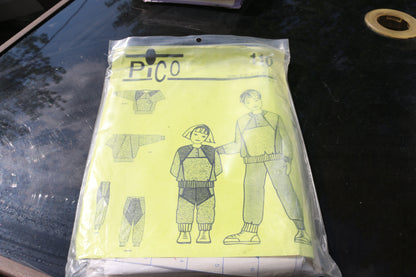 Pico Girls Sewing Pattern Childrens Shirts Pants Sizes 2-3-4-5-6-7 1994