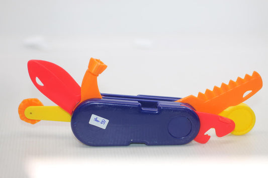 Play Doh Vintage 1987 Fun Cutter Swiss Army Knife Play Dough Multi Tool Toy Vtg