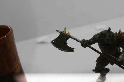 Papo Rhino Mutant Knight Warrior Action Figure Sword and Battle Axe 2007 Loose