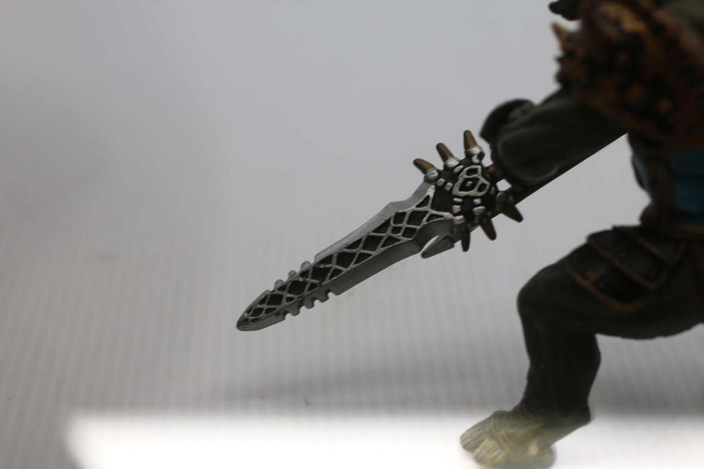 Papo Rhino Mutant Knight Warrior Action Figure Sword and Battle Axe 2007 Loose