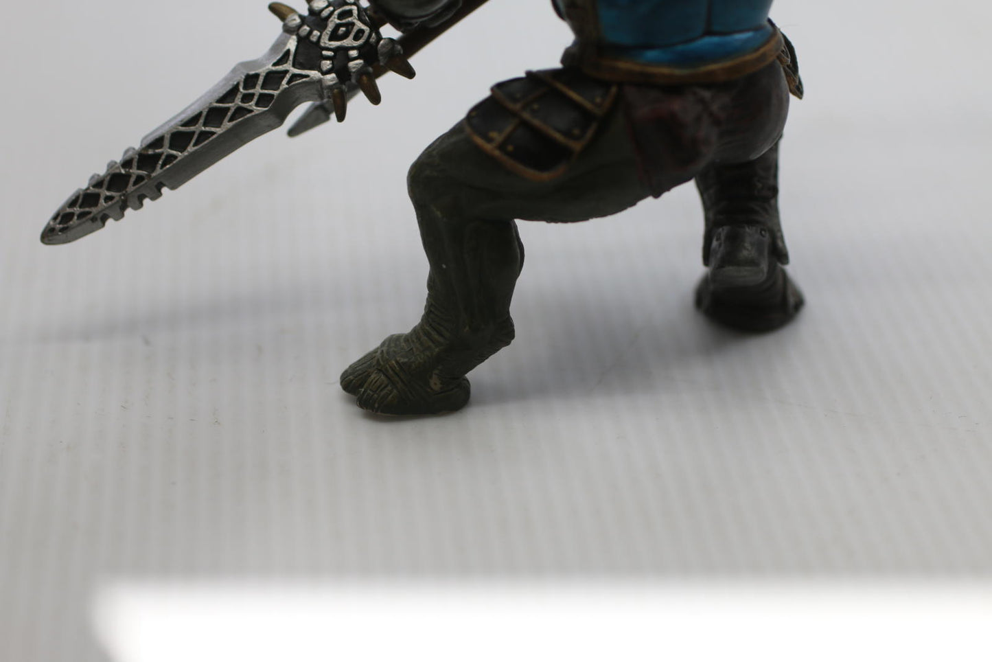 Papo Rhino Mutant Knight Warrior Action Figure Sword and Battle Axe 2007 Loose
