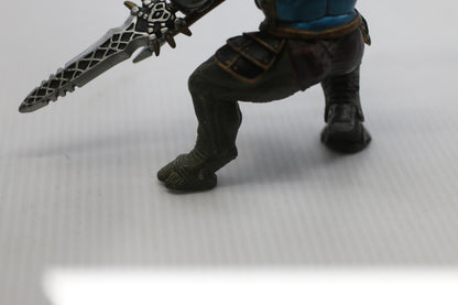 Papo Rhino Mutant Knight Warrior Action Figure Sword and Battle Axe 2007 Loose