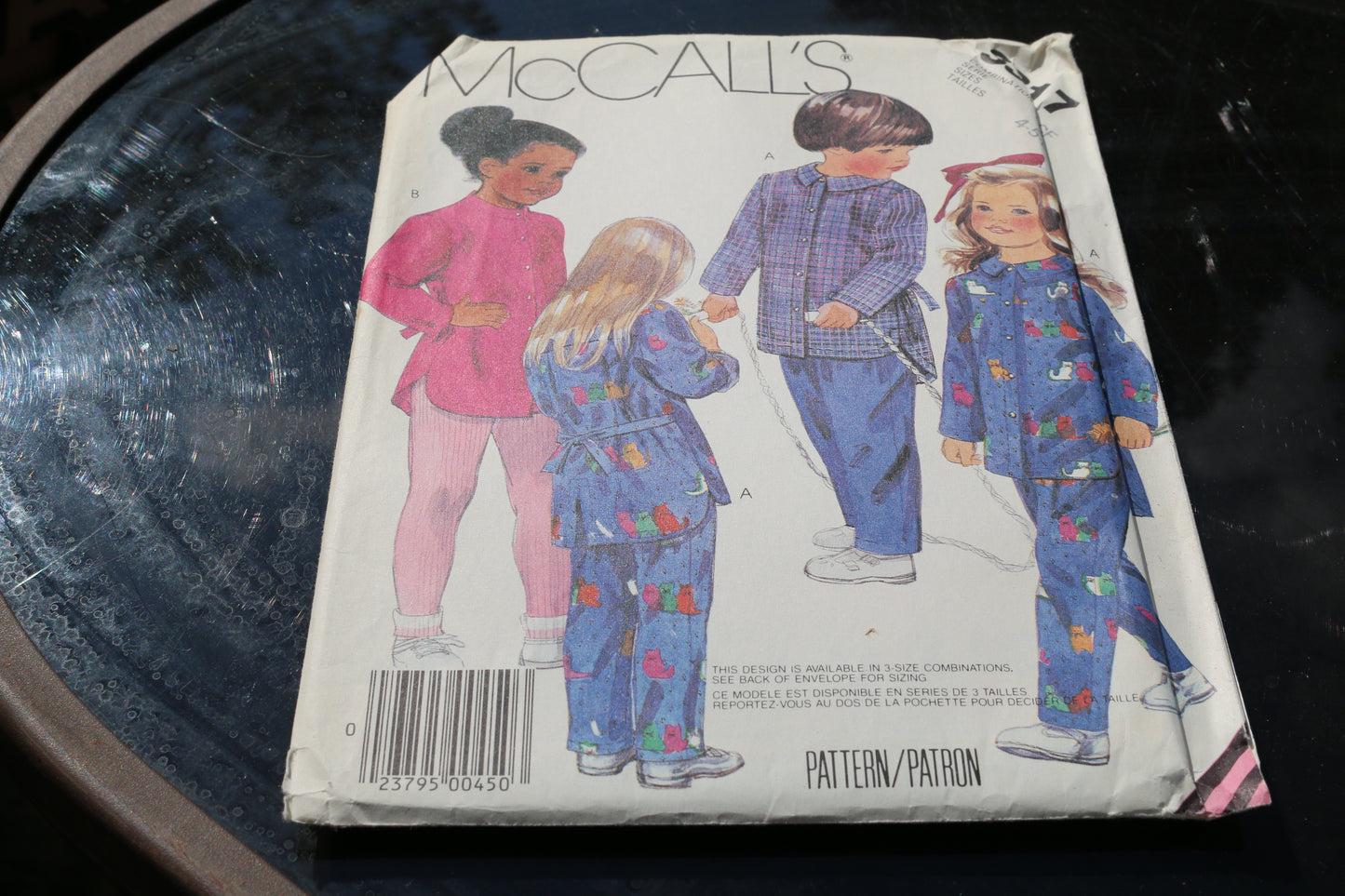 Little Girls and Boys Shirt & Pants McCalls 3317 VTG Sewing Pattern Size 4,5-6