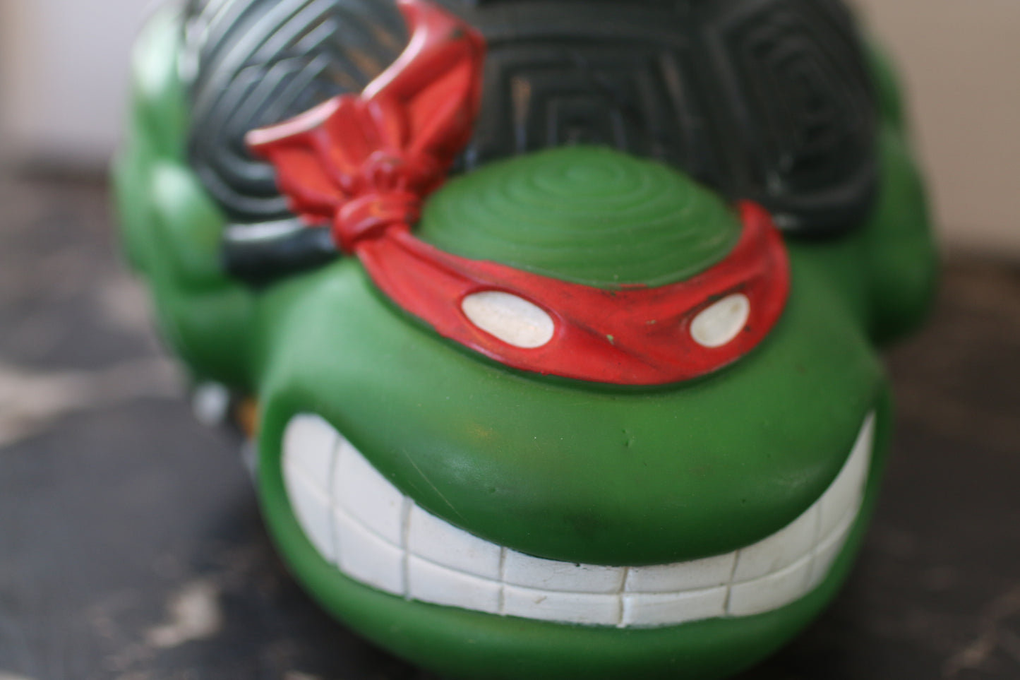 Vintage 1991 TMNT Teenage Mutant Ninja Turtles Raphael Sewer Sports Football VGC