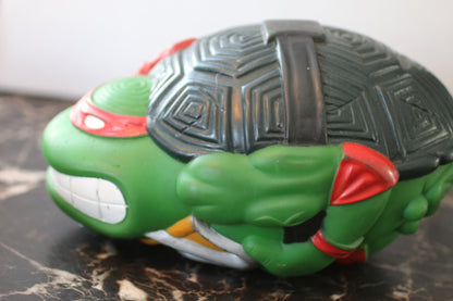 Vintage 1991 TMNT Teenage Mutant Ninja Turtles Raphael Sewer Sports Football VGC