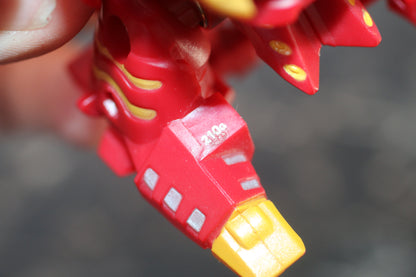 RARE Bakugan Pyrus Doomtronic Battle Suit action figure toy Spin Master