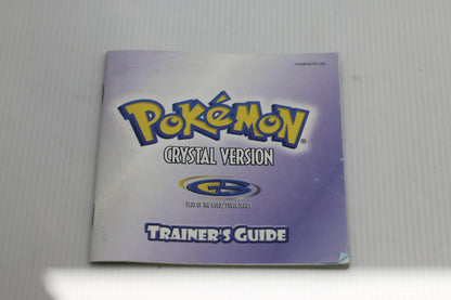 Pokemon Crystal Version Trainer's Guide Original Game Boy Color Manual no game