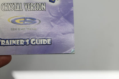 Pokemon Crystal Version Trainer's Guide Original Game Boy Color Manual no game