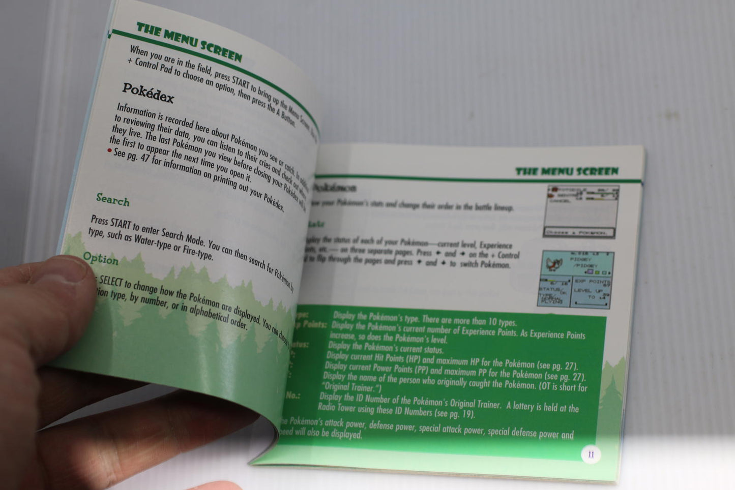 Pokemon Crystal Version Trainer's Guide Original Game Boy Color Manual no game