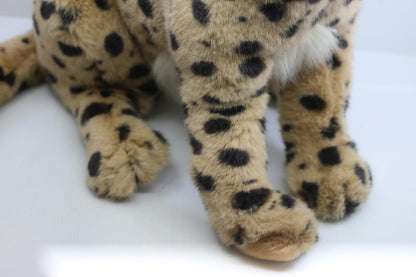 Vintage 1989 Applause WWF Wildlife Cheetah Large Cat Plush Stuffed Animal RARE
