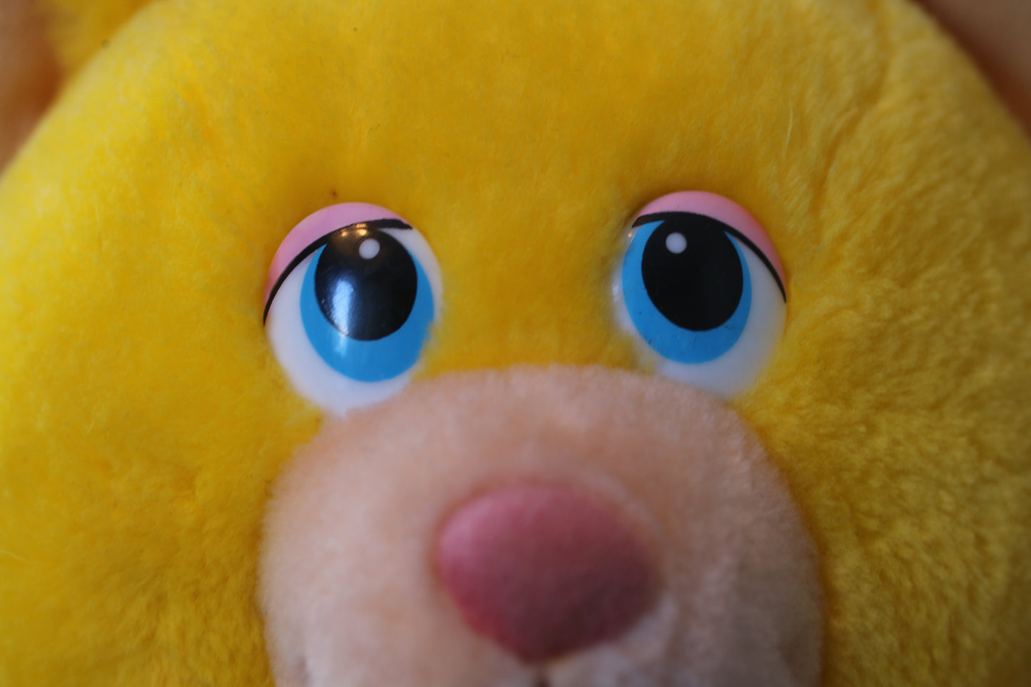 Vintage 1984 Hasbro Softies Wuzzles Yellow Butter Bear Wings Plush Stuffed