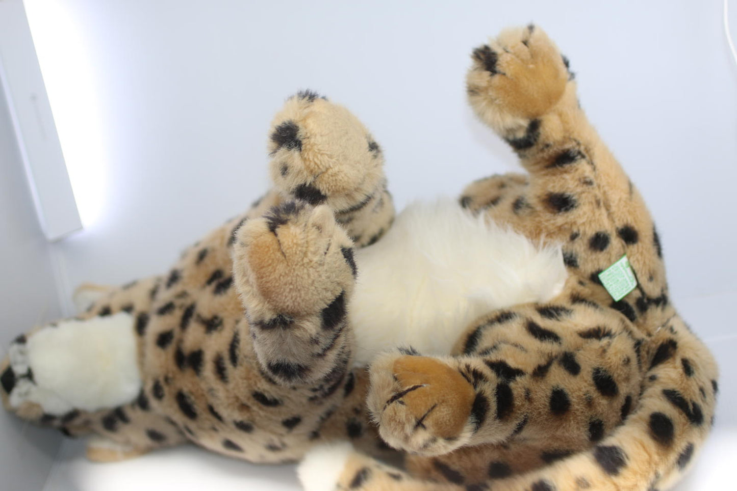 Vintage 1989 Applause WWF Wildlife Cheetah Large Cat Plush Stuffed Animal RARE