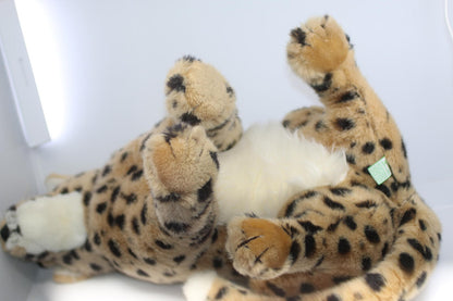 Vintage 1989 Applause WWF Wildlife Cheetah Large Cat Plush Stuffed Animal RARE