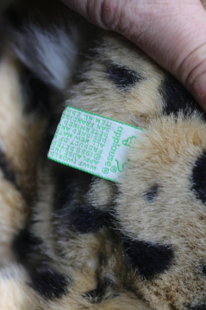 Vintage 1989 Applause WWF Wildlife Cheetah Large Cat Plush Stuffed Animal RARE