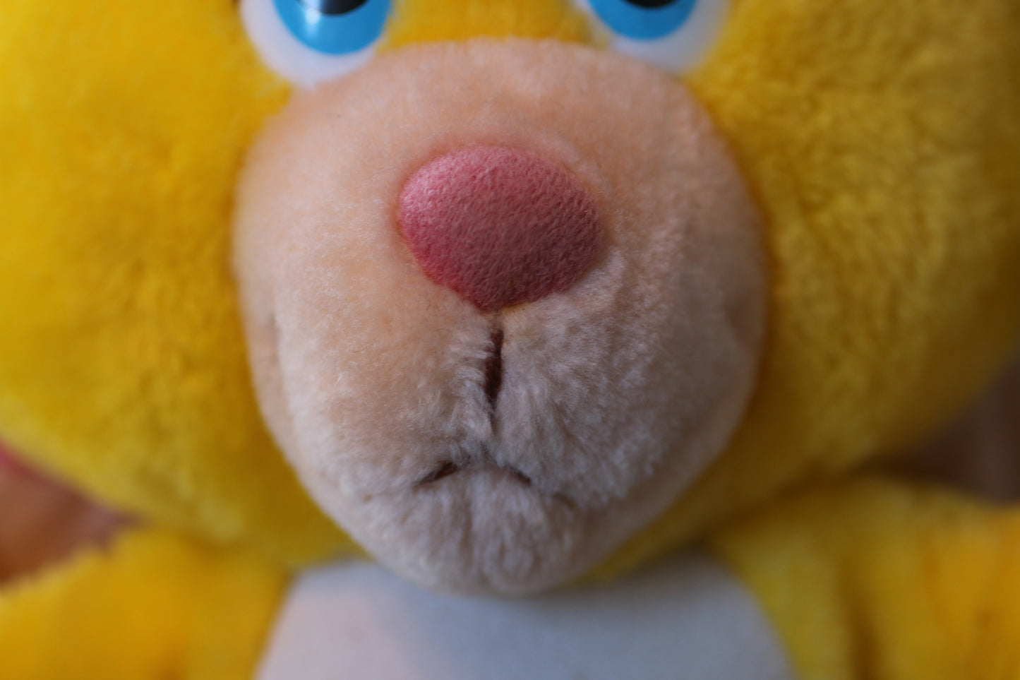 Vintage 1984 Hasbro Softies Wuzzles Yellow Butter Bear Wings Plush Stuffed