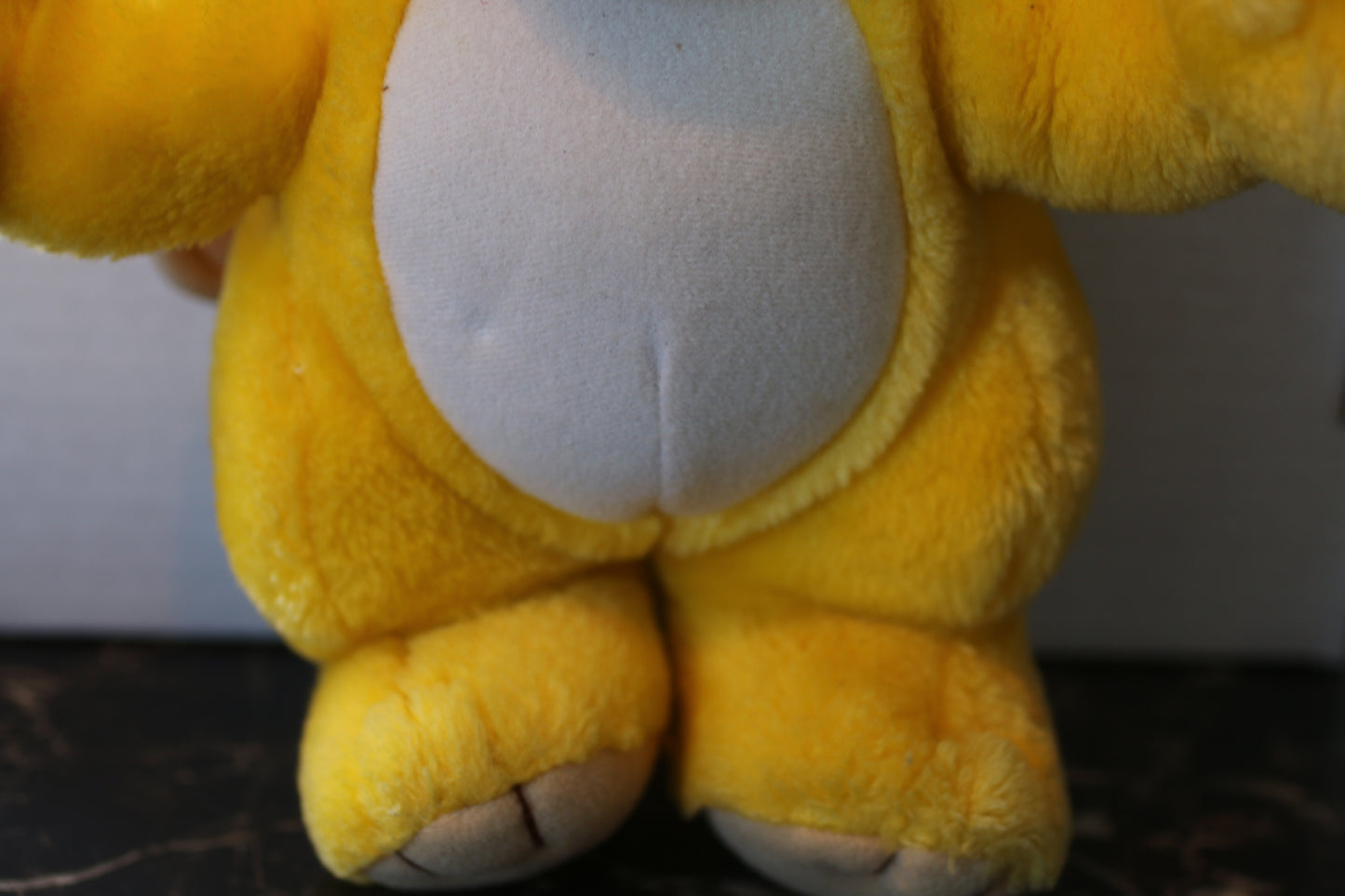 Vintage 1984 Hasbro Softies Wuzzles Yellow Butter Bear Wings Plush Stuffed