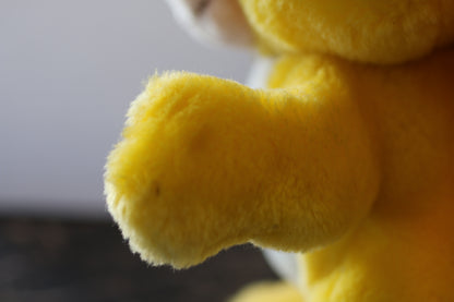 Vintage 1984 Hasbro Softies Wuzzles Yellow Butter Bear Wings Plush Stuffed