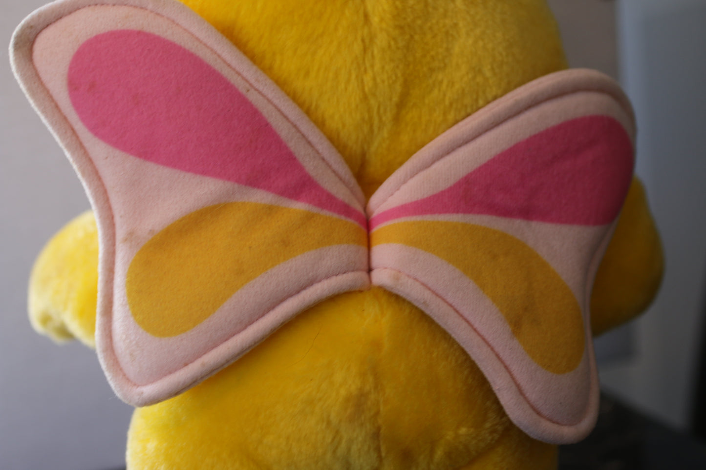 Vintage 1984 Hasbro Softies Wuzzles Yellow Butter Bear Wings Plush Stuffed