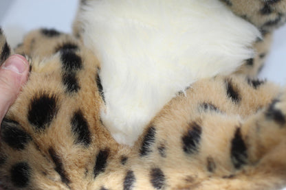 Vintage 1989 Applause WWF Wildlife Cheetah Large Cat Plush Stuffed Animal RARE